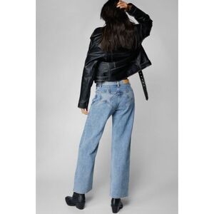 Nasty Gal NWT Denim Star Bum Straight Leg Jeans Size 10 - M